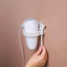 Wall Mount Hair Dryer Holder with Suction Cup, Salon / Home Use  Dryer Stand Rack (1 Pc)