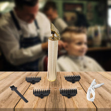 Men’s Hair Trimmer & Beard Clipper with 4 Adjustable Blades & Cleaning Brush