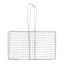 Heavy-Duty Stainless-Steel Barbecue Grill Basket (1 Pc)