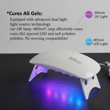 UV LED Lamp Nail Dryer Mini Portable Nail Lamp Professional  (1 Pc)