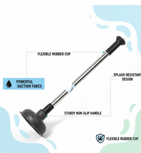 Drain Unblocker Pump for Kitchen, Sink & Toilet Cleaning