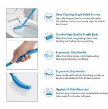 Single Sided Bristle Plastic Toilet Cleaning Brush