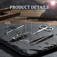 Mini Nail Clipper Set With Plastic Storage Case, (4 Pc Set)