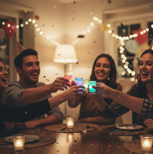 Premium LED Light-Up Shot Glass Set (24 Pc Set)