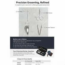 Mini Nail Clipper Set With Plastic Storage Case, (4 Pc Set)