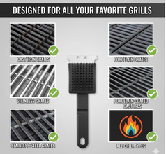 Black 2 Side Use Brush Scarp Cleaning Brush &  Wire Brush for Garage Use