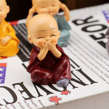 4-Piece Baby Buddha Statue Set