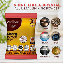 Shining Powder Cleans Polishes Copper Brass Silver Aluminum Iron Steel Removes 200 GM