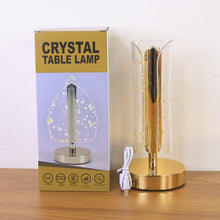Golden Crystal Table Lamps for Bedroom