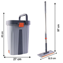 Small Size Multipurpose Flat Mop Cleaning Bucket Set