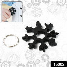 Durable 18-in-1 Snowflake Multi-Tool – Portable Bottle Opener, Screwdriver & Wrench