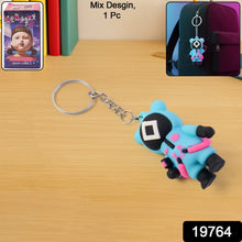 Cute Character-Themed Soft Silicone Keychain (Mix Desgin / 1 Pc)